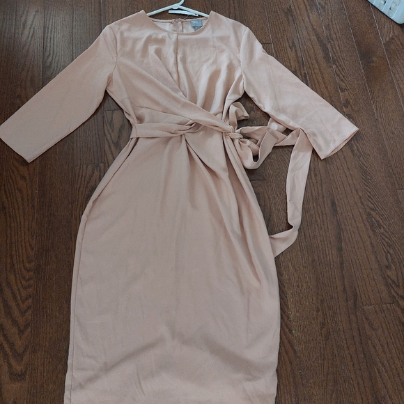 NWT ASOS Pink tie front dress - Picture 4 of 6